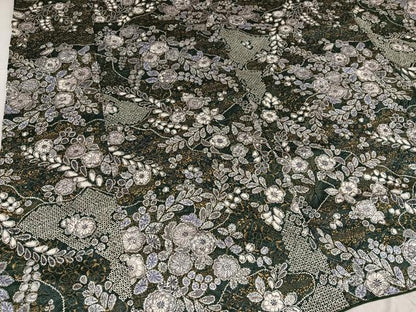 平和屋着物●上質な小紋 辻が花 絞り 金彩 正絹 逸品 AABF6937ph