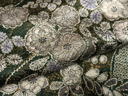 平和屋着物●上質な小紋 辻が花 絞り 金彩 正絹 逸品 AABF6937ph