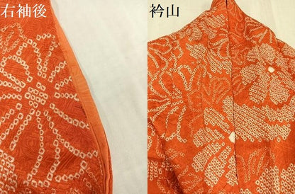 平和屋着物●豪華振袖 総絞り 花尽くし 正絹 逸品 AABF6946ph