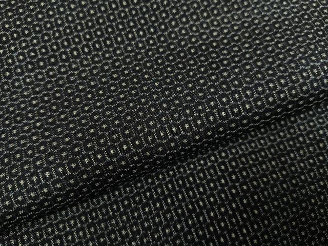 平和屋着物●男性 本場大島紬 アンサンブル 100亀甲 総詰め 正絹 逸品 AABF6952ph