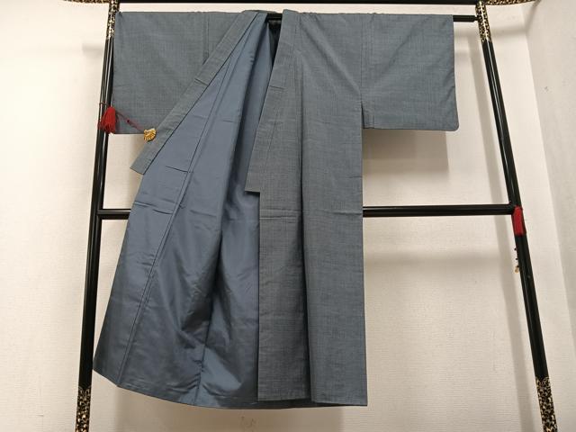 平和屋着物●男性 本場大島紬 アンサンブル 長襦袢(袷)セット 100亀甲 総詰め 正絹 逸品 AABF6953ph