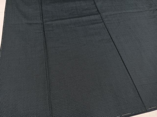平和屋着物●男性 紬 アンサンブル 亀甲柄 正絹 逸品 未使用 AABF6956ph
