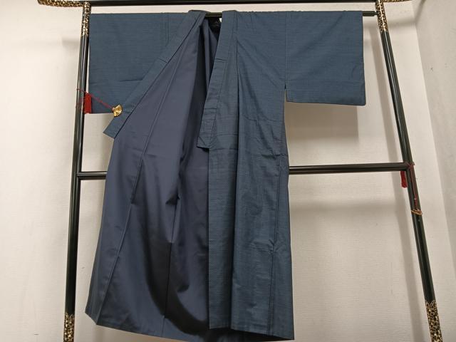 平和屋着物●男性 本場大島紬 亀甲絣 宮脇兼太郎商店 証紙付き 正絹 逸品 AABF6959ph