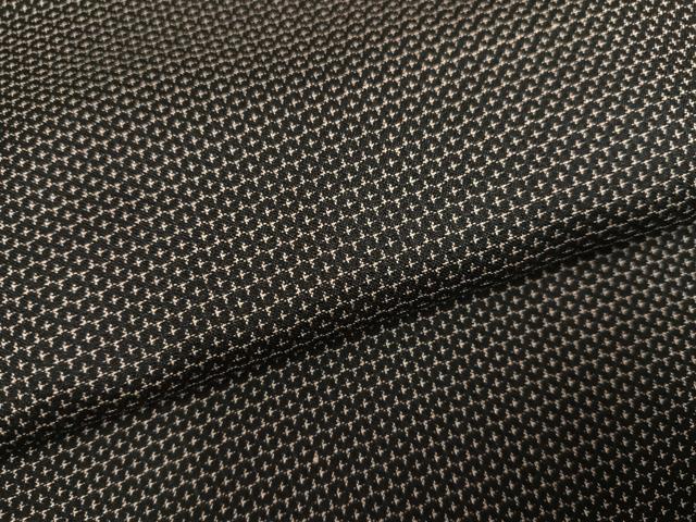 平和屋着物●男性　大島紬　アンサンブル　亀甲柄　キングサイズ　正絹　逸品　未使用　AABF6964ph