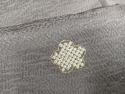平和屋着物●上質な小紋 梅 ほたる暈し 金彩 正絹 逸品 未使用 AABF6985ph