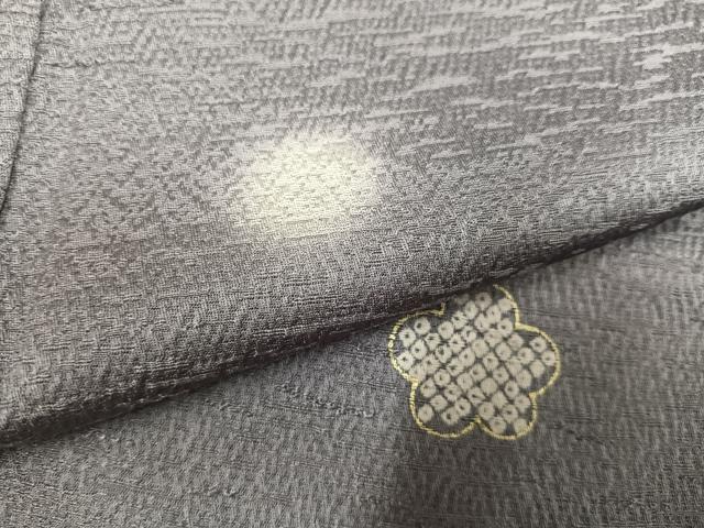 平和屋着物●上質な小紋 梅 ほたる暈し 金彩 正絹 逸品 未使用 AABF6985ph