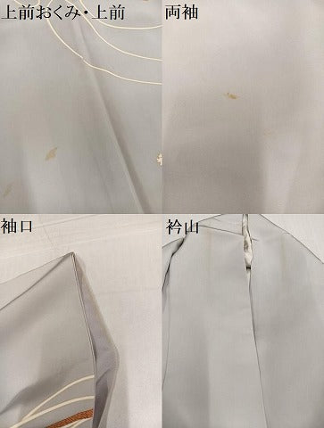 平和屋着物●訪問着 友禅 草花文 正絹 逸品 AABF6996ph
