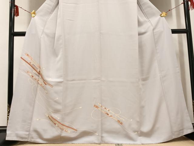 平和屋着物●訪問着 友禅 草花文 正絹 逸品 AABF6996ph