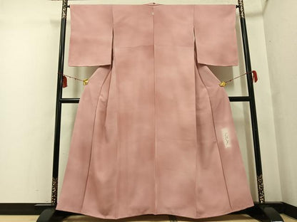 平和屋着物●染色作家 斉藤三才 小紋 霞文 暈し染め 正絹 逸品 AABF7000ph