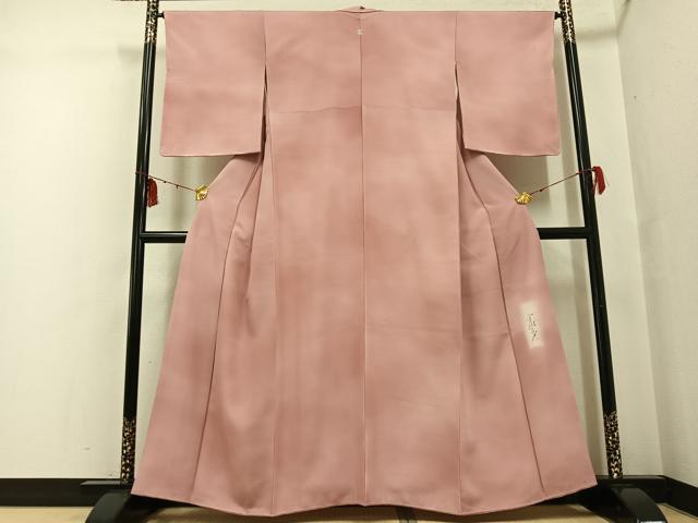 平和屋着物●染色作家 斉藤三才 小紋 霞文 暈し染め 正絹 逸品 AABF7000ph