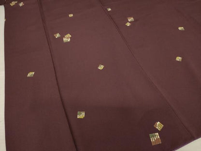 平和屋着物●上質な小紋 源氏香 金彩 正絹 逸品 AABF7005ck