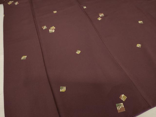 平和屋着物●上質な小紋 源氏香 金彩 正絹 逸品 AABF7005ck