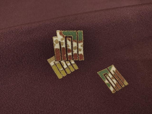 平和屋着物●上質な小紋 源氏香 金彩 正絹 逸品 AABF7005ck