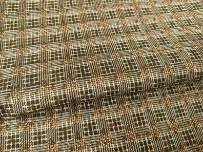 平和屋着物●本場大島紬 格子 正絹 逸品 AABF7007ck