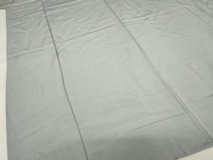 平和屋着物●上質な色無地 草木染 京の舞 煤色 丹後ちりめん 反端付き 正絹 逸品 AABF7023ck