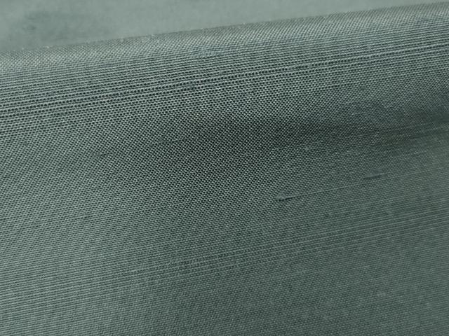 平和屋着物●男性 紬 アンサンブル 錆鼠色 正絹 逸品 AABF7037ck