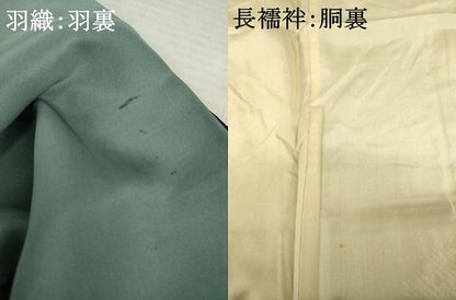 平和屋着物●男性 本場大島紬 アンサンブル 長襦袢(袷)セット 亀甲絣 正絹 逸品 AABF7041ck