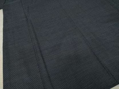 平和屋着物●男性 本場大島紬 アンサンブル 長襦袢(袷)セット 亀甲絣 正絹 逸品 AABF7041ck