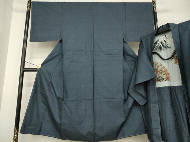 平和屋着物●男性 本場大島紬 アンサンブル 100亀甲 総詰め 正絹 逸品 未使用 AABF7042ck