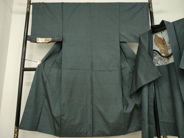 平和屋着物●男性 本場大島紬 アンサンブル 100亀甲 総詰め 泊佳男作 証紙付き 正絹 逸品 AABF7045ck