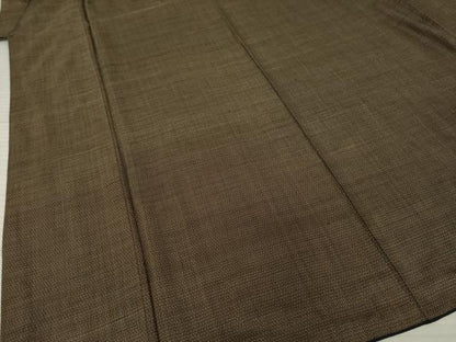 平和屋着物●男性 本場大島紬 アンサンブル 120亀甲 総詰め 正絹 逸品 AABF7046ck