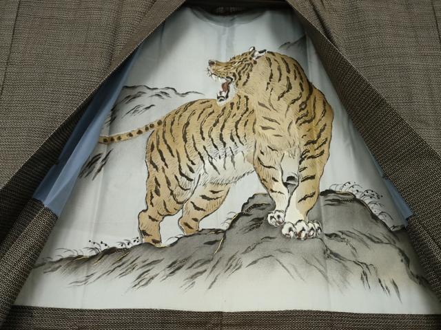 平和屋着物●男性 本場大島紬 アンサンブル 100亀甲 総詰め 正絹 逸品 AABF7049ck
