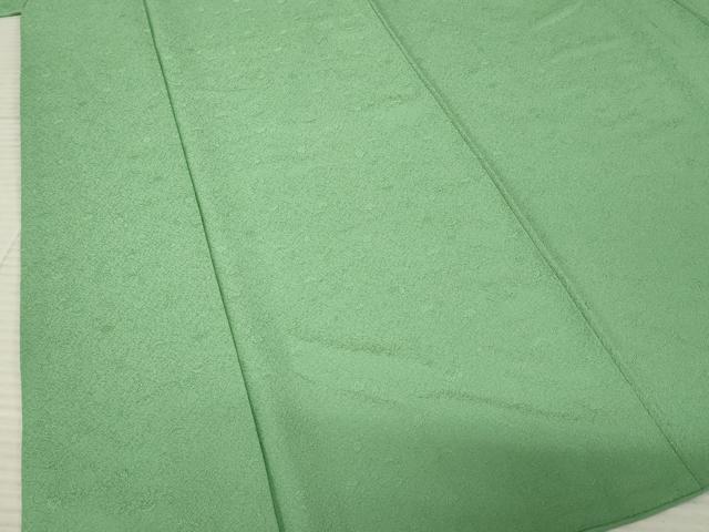 平和屋着物●服飾評論家 市田ひろみ 色無地 老竹色 正絹 逸品 AABF7052ck