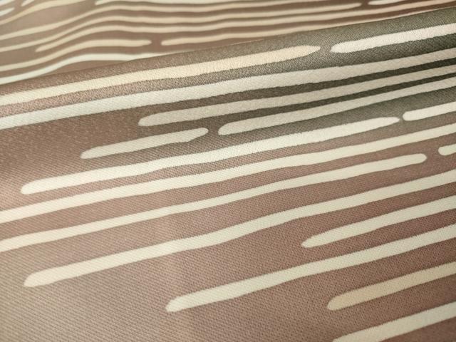 平和屋着物●上質な小紋 霞文 暈し染め 正絹 逸品 AABF7053ck