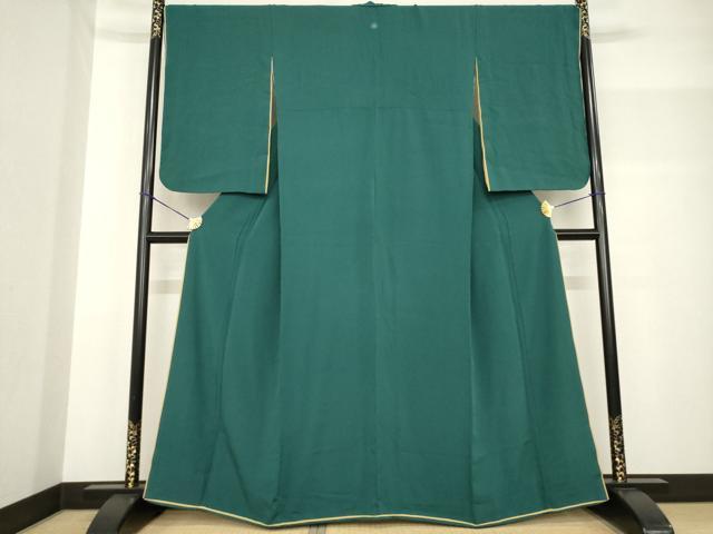 平和屋着物●上質な色無地 虫襖色 やまと誂製 正絹 逸品 AABF7054ck