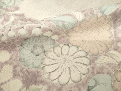 平和屋着物●訪問着 辻が花 駒刺繍 正絹 逸品 AABF7064ck