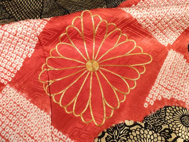 平和屋着物●豪華振袖 駒刺繍 絞り 花菱文 金彩 正絹 逸品 AABF7071ck