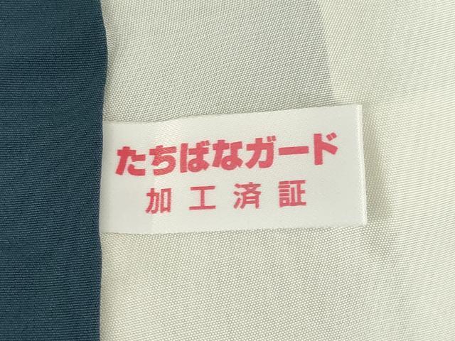 平和屋着物●上質な小紋　本藍　更紗花文　正絹　逸品　AABF7078ck