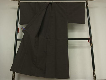 平和屋着物▽男性 紬 単衣 アンサンブル 霞文 正絹 逸品 AABF7101jh
