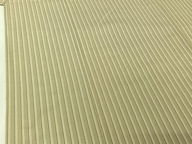 平和屋着物▽男性 紬 単衣 縞 正絹 逸品 AABF7104jh