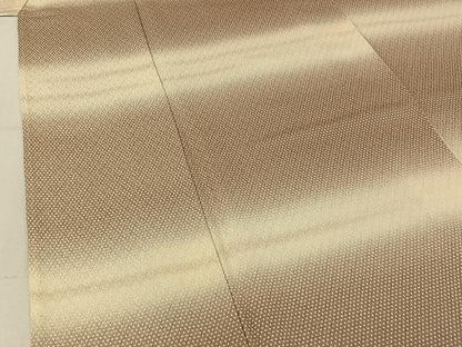 平和屋着物▽上質な小紋 単衣 横段文 暈し染め 正絹 逸品 AABF7115jh