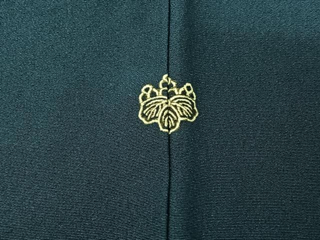 平和屋着物▽上質な色無地 単衣 青藍色 正絹 逸品 AABF7118jh