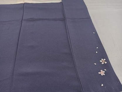 平和屋着物●本加賀友禅作家 向秀三 訪問着 枝花文 正絹 逸品 AABF8086ph