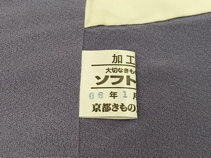 平和屋着物●本加賀友禅作家 向秀三 訪問着 枝花文 正絹 逸品 AABF8086ph
