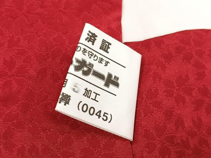平和屋着物●豪華振袖 辻が花 絞り 暈し染め 金通し地 正絹 逸品 AABF8097ph