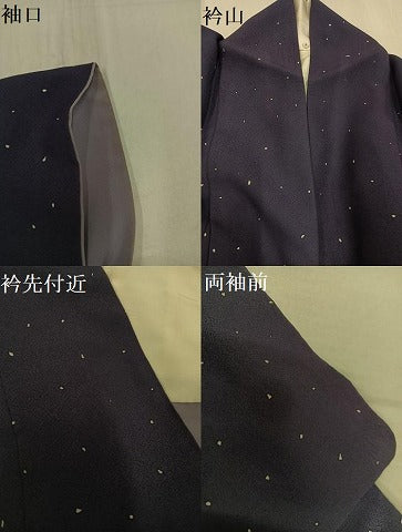 平和屋着物●上質な小紋 作家物 霞文 正絹 逸品 AABF8099ph