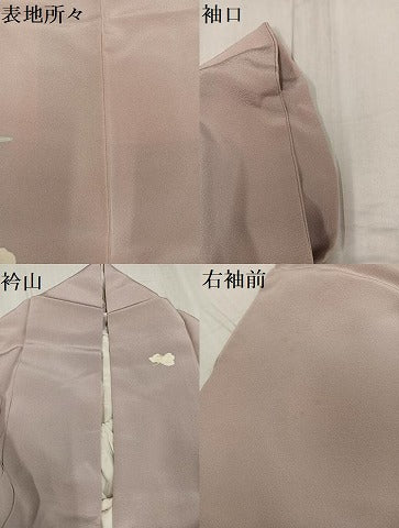 平和屋着物●訪問着 友禅 胡蝶蘭 暈し染め 正絹 逸品 AABF8100ph