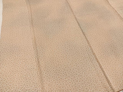平和屋着物●上質な小紋 型染め 花尽くし 暈し染め 正絹 逸品 AABF8102ph