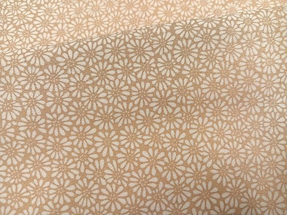 平和屋着物●上質な小紋 型染め 花尽くし 暈し染め 正絹 逸品 AABF8102ph