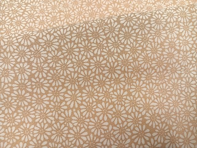平和屋着物●上質な小紋 型染め 花尽くし 暈し染め 正絹 逸品 AABF8102ph