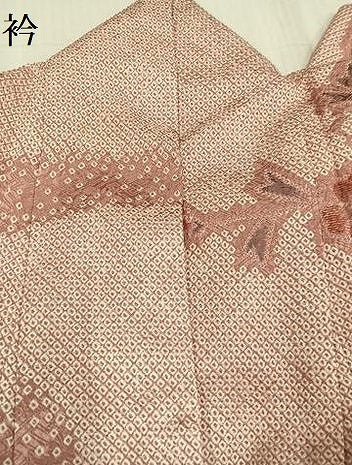 平和屋着物●訪問着 総絞り 草花文 金彩 正絹 逸品 AABF8116ph
