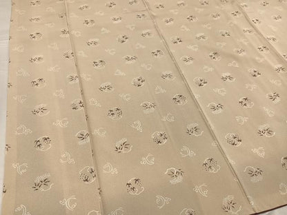 平和屋着物●上質な小紋 草木文 正絹 逸品 AABF8127ph