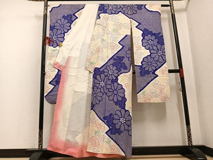 平和屋着物●豪華振袖 総絞り 花尽くし 正絹 逸品 AABF8135ph