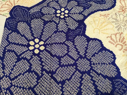 平和屋着物●豪華振袖 総絞り 花尽くし 正絹 逸品 AABF8135ph