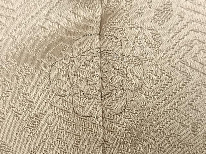 平和屋着物●訪問着 友禅 駒刺繍 エ霞草花文 金彩 正絹 逸品 AABF8145ph