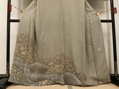 平和屋着物●樋熊哲也 色留袖 辻が花 絞り 手描き 正絹 逸品 AABF8152ph